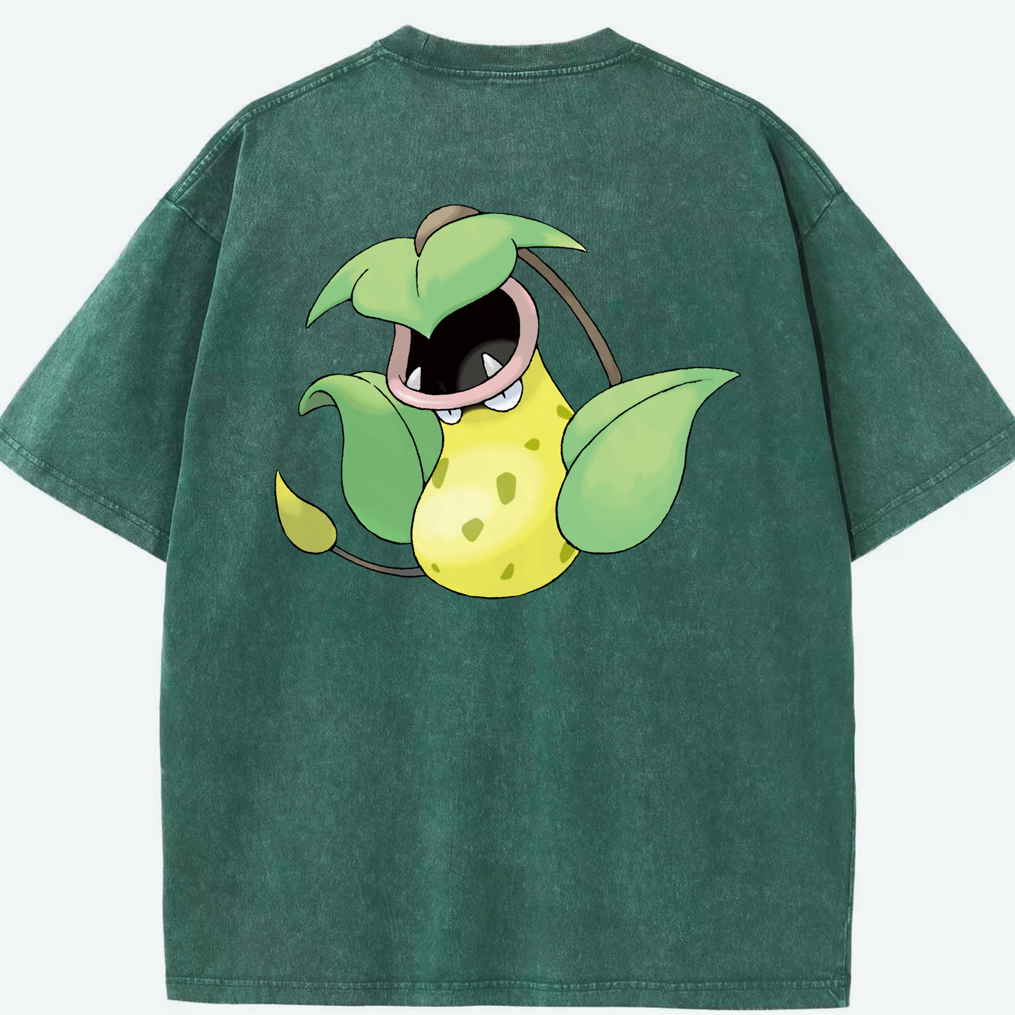 （画像用） ポケットモンスター Pokémon 綿100% ヴィンテージ風 半袖Tシャツ（背面プリント）